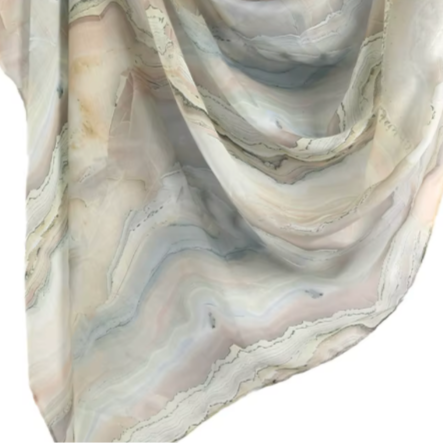 Printed Modal Hijab - Frosted Marble