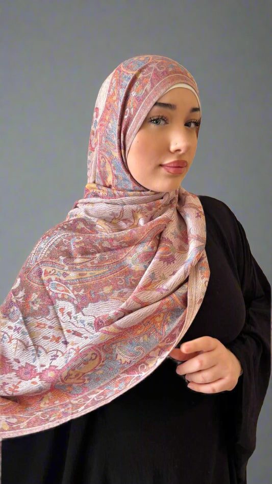 Pashmina Hijab - Blush