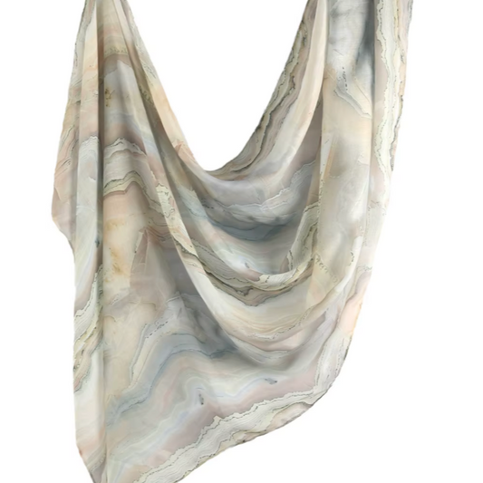 Printed Modal Hijab - Frosted Marble